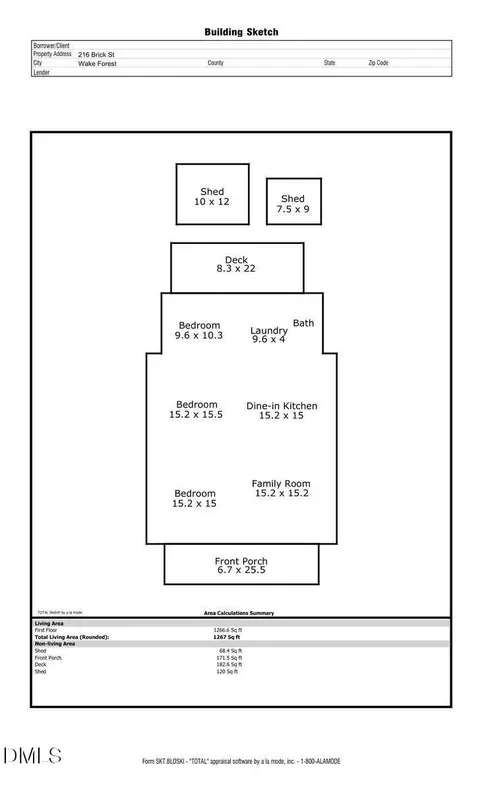 Floorplan - 216 Brick St, Wake Forest, NC 27587 photo 1 of 1