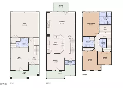 Floorplan - 4962 Highcroft Dr, Cary, NC 27519 photo 1 of 4