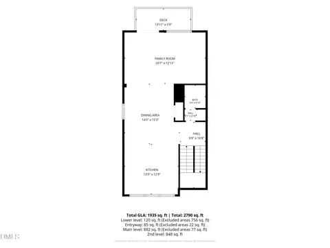 Floorplan - 835 Winter Meadow Dr, Wake Forest, NC 27587 photo 2 of 4
