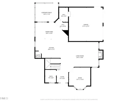 Floorplan - 2837 Cameron Pond Dr, Cary, NC 27519 photo 3 of 4