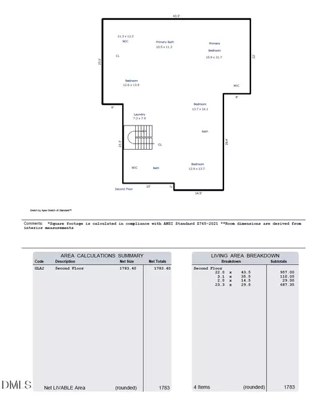 Floorplan - 2837 Cameron Pond Dr, Cary, NC 27519 photo 2 of 4
