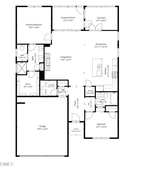 Floorplan - 1027 Chamblee Ct, Durham, NC 27703 photo 1 of 2