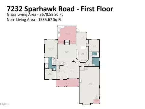 Floorplan - 7232 Sparhawk Rd, Wake Forest, NC 27587 photo 1 of 4