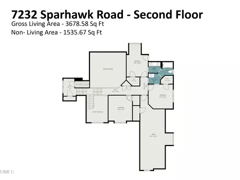 Floorplan - 7232 Sparhawk Rd, Wake Forest, NC 27587 photo 2 of 4