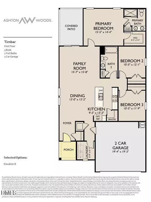 Floorplan - 11695 Salers Loop, Middlesex, NC 27557 photo 1 of 2