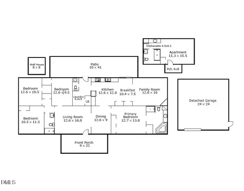 Floorplan - 10100 Green Path Rd, Dunn, NC 28334 photo 1 of 1