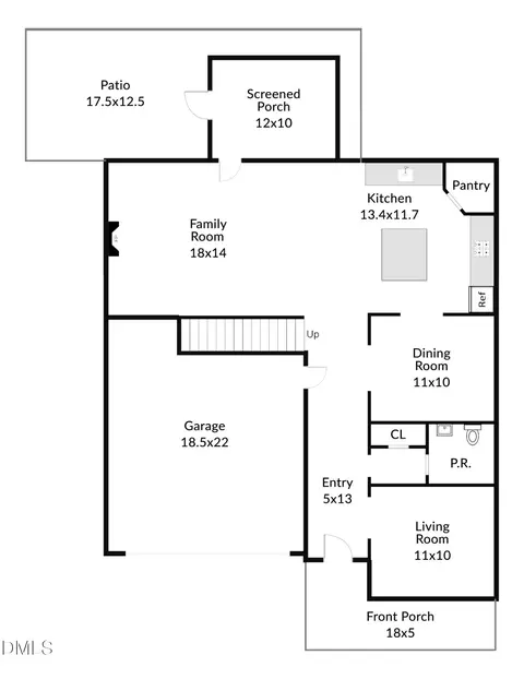 Floorplan - 634 Starry Sky Dr, Durham, NC 27703 photo 3 of 4