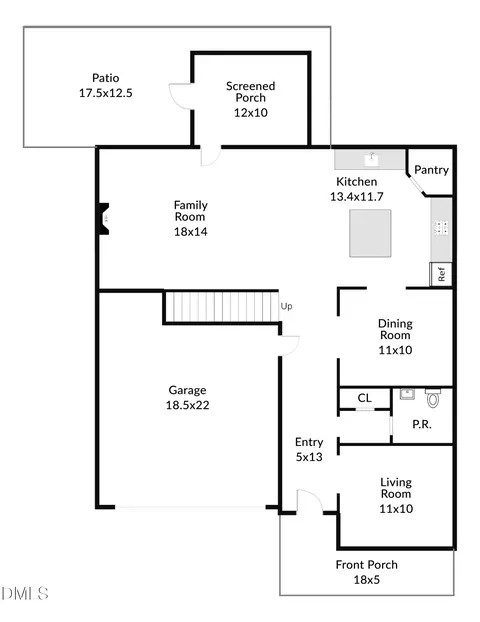Floorplan - 634 Starry Sky Dr, Durham, NC 27703 photo 1 of 4