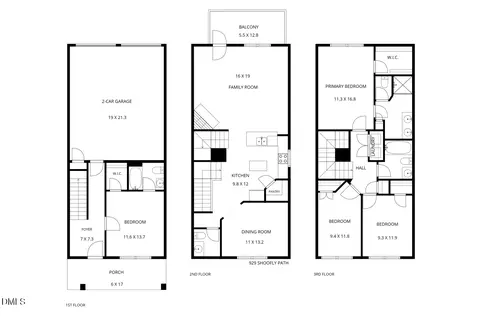 Floorplan - 929 Shoofly Path, Apex, NC 27502 photo 1 of 1
