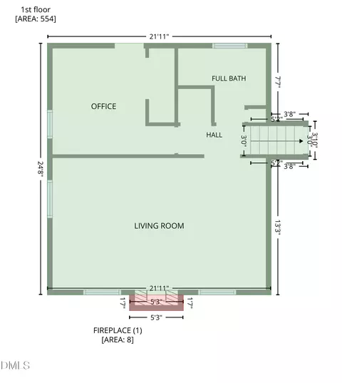 Floorplan - 103 Hadley Ln, Durham, NC 27713 photo 5 of 7