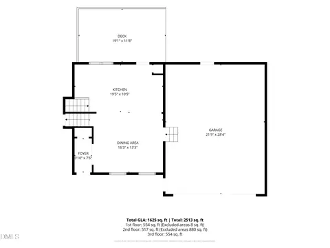 Floorplan - 103 Hadley Ln, Durham, NC 27713 photo 2 of 7