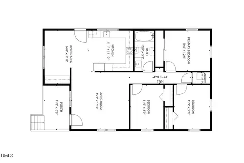 Floorplan - 823 Gerard St, Durham, NC 27701 photo 2 of 2