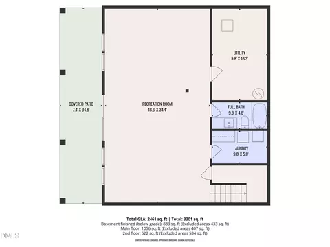 Floorplan - 2529 Baptist Rd, Durham, NC 27703 photo 5 of 8