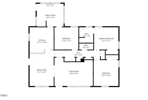 Floorplan - 403 W Eason St, Macclesfield, NC 27852 photo 1 of 2