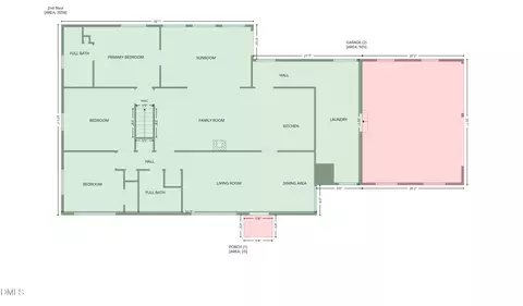 Floorplan - 4505 Renfrew Dr, Durham, NC 27705 photo 2 of 2