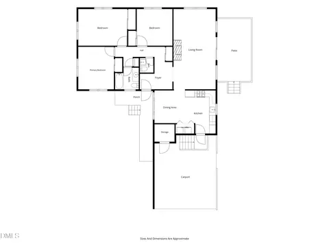 Floorplan - 3919 Brixton Ln, Durham, NC 27707 photo 1 of 1