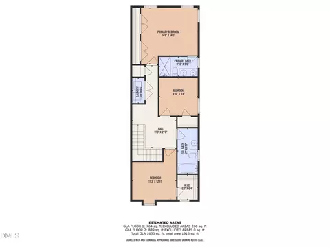 Floorplan - 2018 Rockface Way, Durham, NC 27703 photo 4 of 4