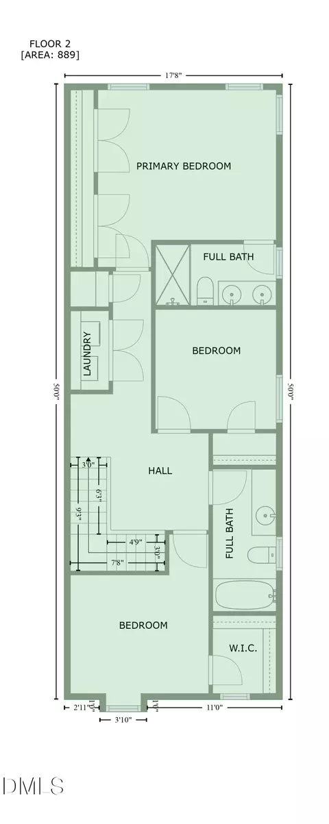 Floorplan - 2018 Rockface Way, Durham, NC 27703 photo 2 of 4