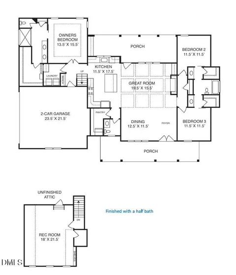 Floorplan - 3205 Old Us Highway 64, Spring Hope, NC 27882 photo 2 of 2