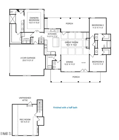 Floorplan - 3205 Old Us Highway 64, Spring Hope, NC 27882 photo 1 of 2