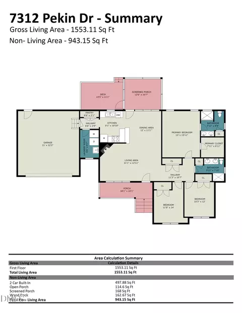 Floorplan - 7312 Pekin Dr, Willow Spring, NC 27592 photo 2 of 2