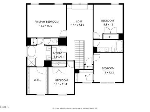 Floorplan - 116 Putters Ct, Durham, NC 27703 photo 2 of 4