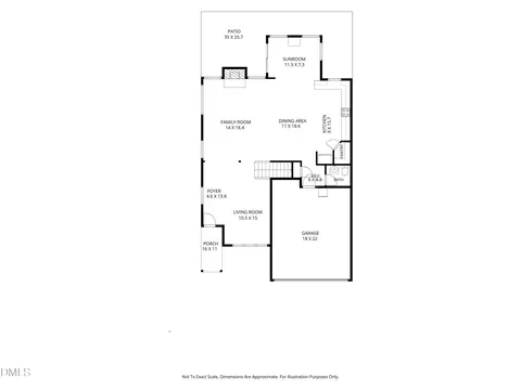 Floorplan - 95 Beacon Way, Garner, NC 27529 photo 3 of 4