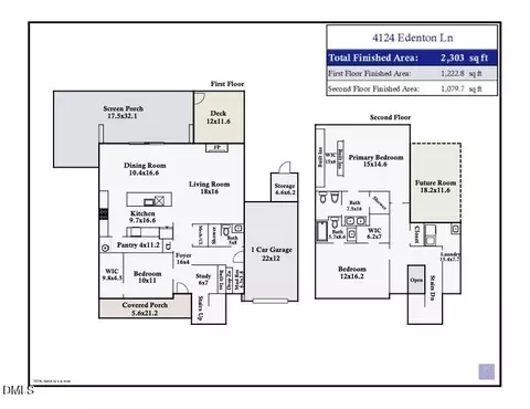 Floorplan - 4124 Edenton Ln, Durham, NC 27707 photo 1 of 1