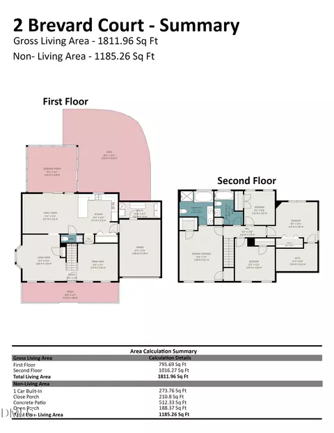 Floorplan - 2 Brevard Ct, Durham, NC 27713 photo 1 of 1