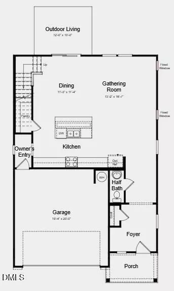 Floorplan - 157 Hank Way, Angier, NC 27501 photo 1 of 3