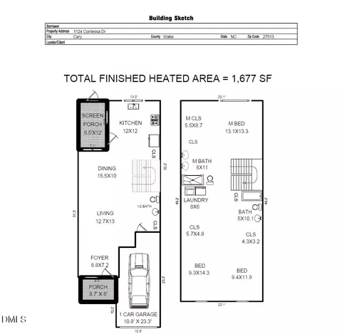 1124 Contessa Dr, Cary, NC 27513
