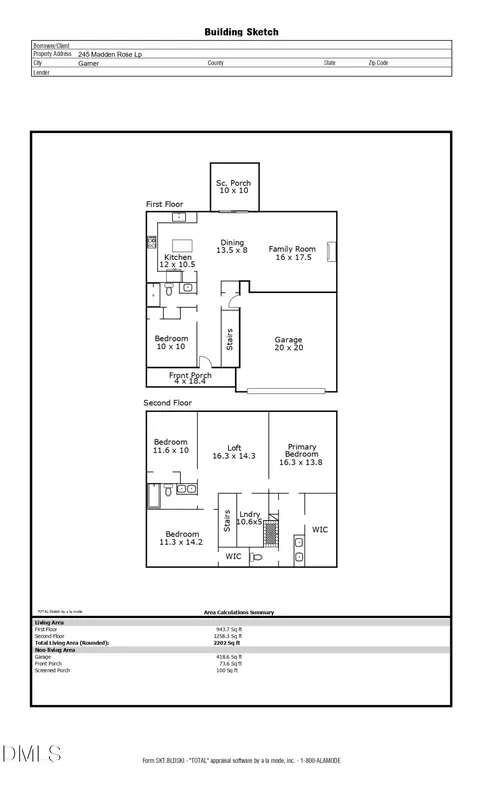 Floorplan - 245 Madden Rose Lp, Garner, NC 27529 photo 1 of 1