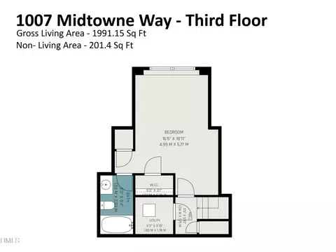 Floorplan - 1007 Midtowne Way, Durham, NC 27713 photo 3 of 6