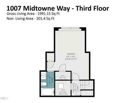 Floorplan - 1007 Midtowne Way, Durham, NC 27713 photo 6 of 6