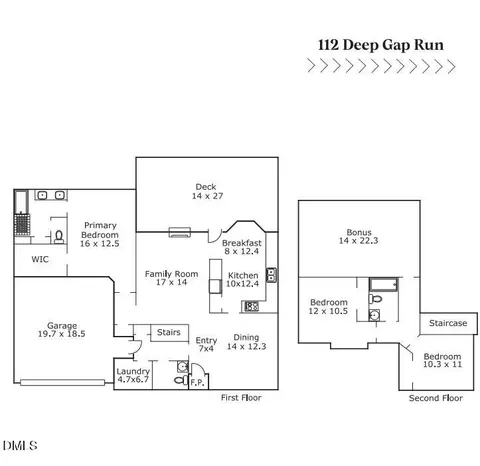 Floorplan - 112 Deep Gap Run, Cary, NC 27519 photo 1 of 1