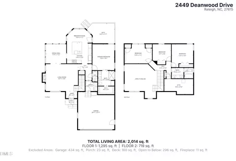 2449 Deanwood Dr, Raleigh, NC 27615