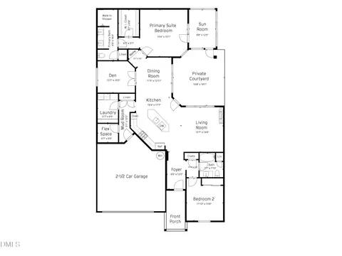 Floorplan - 100 Chenette Ct, Cary, NC 27519 photo 1 of 1