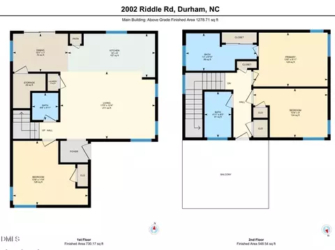 Floorplan - 2002 B Riddle Rd, Durham, NC 27713 photo 1 of 1