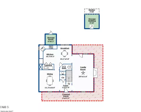 Floorplan - 3 Big Bluff Pl, Durham, NC 27712 photo 1 of 2
