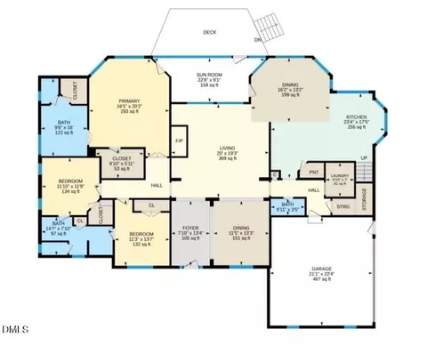 Floorplan - 5300 Mill Dam Rd, Wake Forest, NC 27587 photo 3 of 4