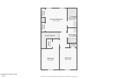 Floorplan - 219 Socket St, Raleigh, NC 27606 photo 3 of 3