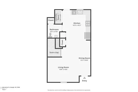 Floorplan - 219 Socket St, Raleigh, NC 27606 photo 2 of 3