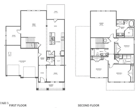 Floorplan - 5420 Beardsley Ct, Durham, NC 27712 photo 2 of 2