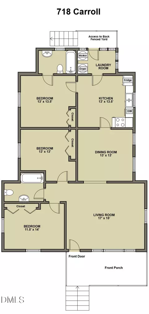 718 Carroll St, Durham, NC 27701