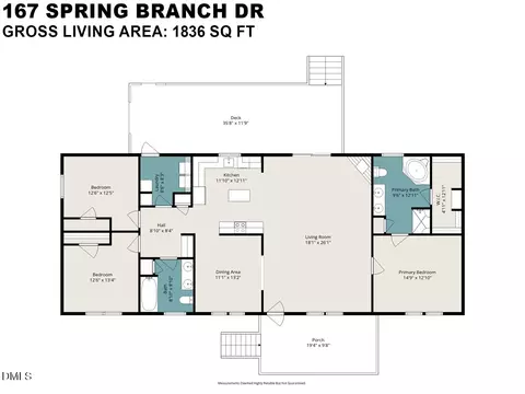 Floorplan - 167 Spring Branch Dr, Macon, NC 27551 photo 1 of 1