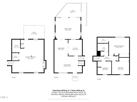 Floorplan - 5501 Lacy Rd, Durham, NC 27713 photo 3 of 6