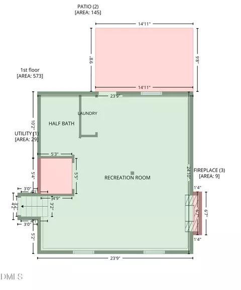 Floorplan - 5501 Lacy Rd, Durham, NC 27713 photo 1 of 6