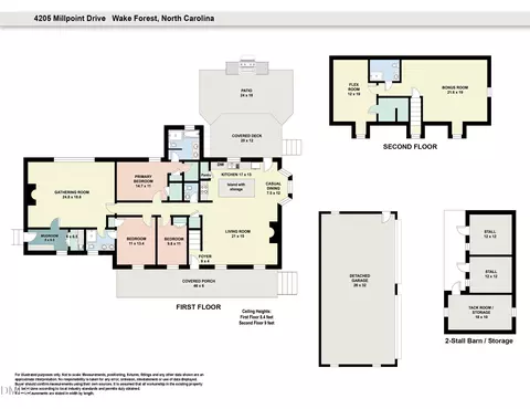 Floorplan - 4205 Millpoint Dr, Wake Forest, NC 27587 photo 1 of 1
