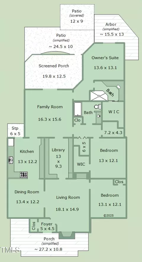 Floorplan - 2711 Everett Ave, Raleigh, NC 27607 photo 1 of 1