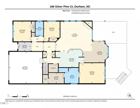 Floorplan - 106 Silver Pine Ct, Durham, NC 27713 photo 2 of 2